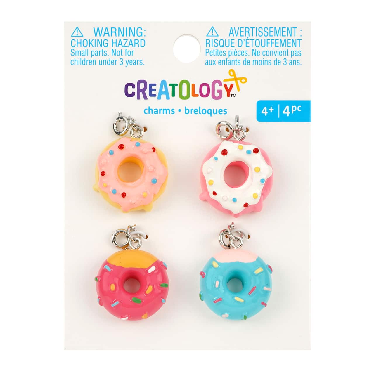 12 Packs: 4 ct. (48 total) Donut Charms by Creatology&#x2122;